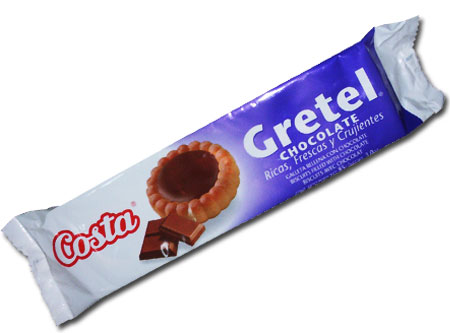  GALLETA COSTA 85 GR GRETEL CHOCOLATE 