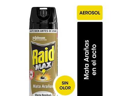  INSECTICIDA A/SOL 450 CC RAID MAX ARAA S/OLOR 