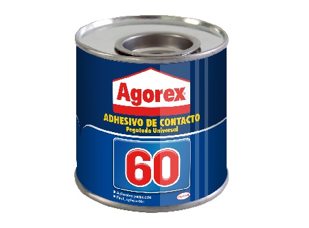  ADHESIVO CONTACTO 240CC. (1/16) AGOREX 60 TARRO. 