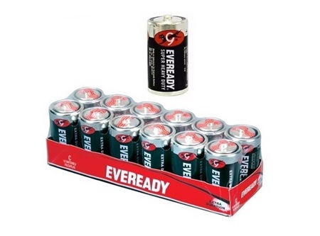  PILA CARBON C MEDIANA X 12 UN. EVEREADY 