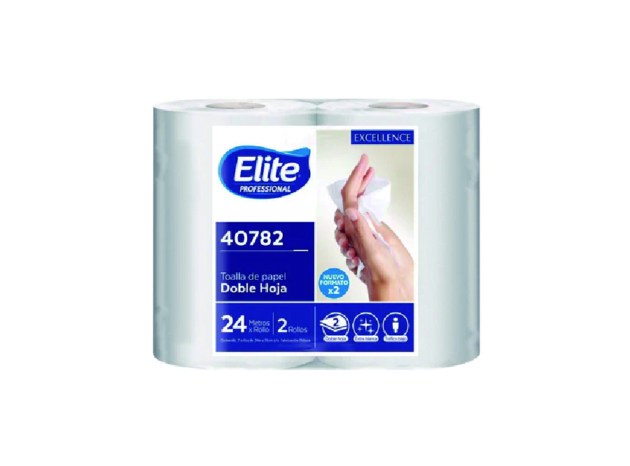  TOALLA PAPEL 2 ROLL.24 MT H/D ELITE 