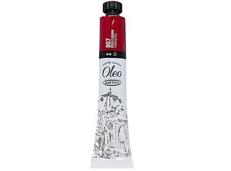  PINTURA OLEO 22 ML ROJO CARMIN ARTEL 