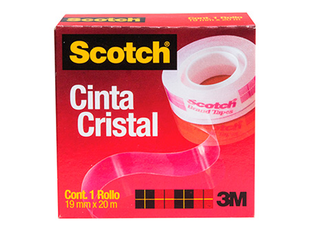  CINTA CRISTAL 19 X 20 MT. 3M 600 
