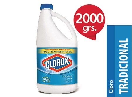  CLORO 2 LT. CLOROX CORRIENTE. 