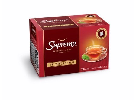  TE SUPREMO CEYLAN LINEA ORO X 20 BOLSITAS 