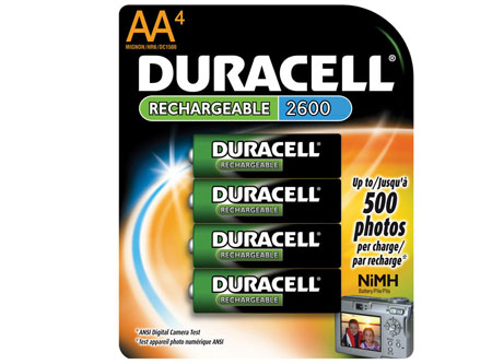  PILA RECARGABLE AA X 4 DURACELL 2500MAH 