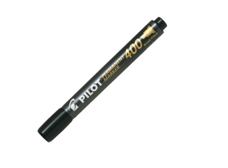  MARCADOR PERMAN. PILOT SCA400 NEGRO P/BISELADA 