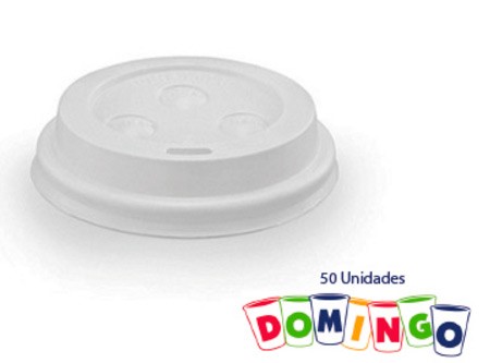  TAPA PLASTICA NO 100 P/VASOS 420-480 CC PQ X 50 UN 