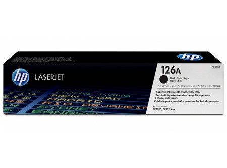  TONER HP CE310A (126A) 1.200PAG. NEGRO P/CP1025 