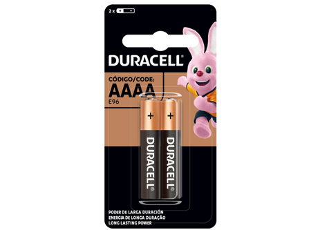  PILA ALCALINA AAAA X 2 UN DURACELL 