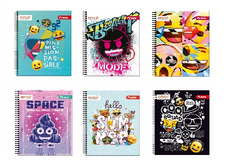  CUADERNO UNIV. E/D 100 HJ M7 TORRE T/D CLAS.EMOJI 