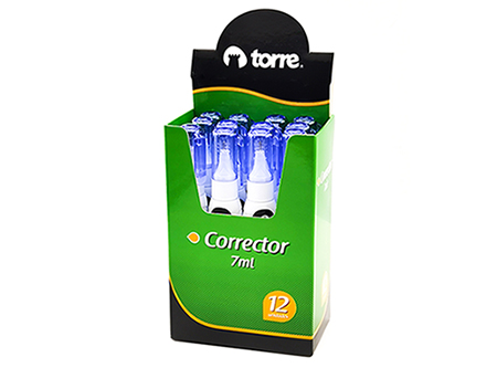  CORRECTOR LIQUIDO T. LAPIZ TORRE 7 ML 