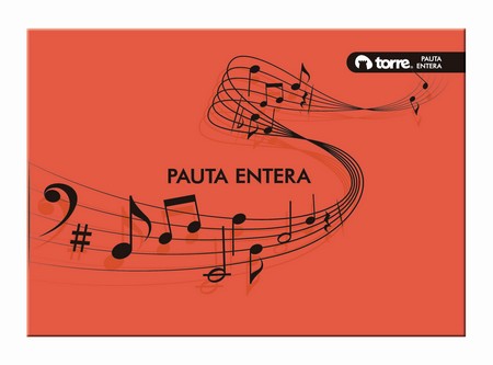  CUADERNO MUSICA PAUTA ENTERA 10 HJ TORRE 