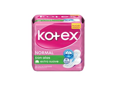  TOALLA HIG. KOTEX NORMAL TELA C/ALASX8 