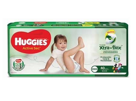  PANAL HUGGIES ACTIVSEC X 40 UN XXG 