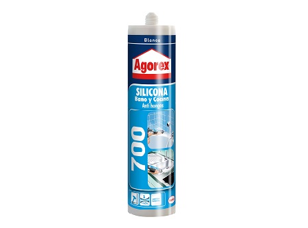  SILICONA BAO/COCINA BLANCA 300 ML. AGOREX 700 