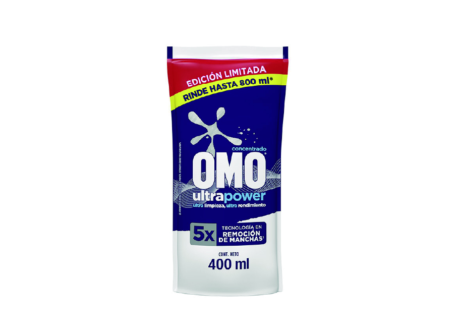  DETERGENTE LIQ. 400 ML OMO DOYPACK MULTIACCION 