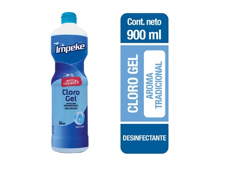  CLORO GEL 900 ML. IMPEKE TRADICIONAL. 