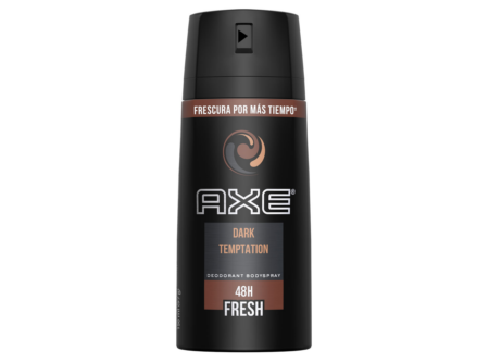  DESODORANTE AEROSOL 150 ML AXE DARK TEMP.CHOCOLAT 