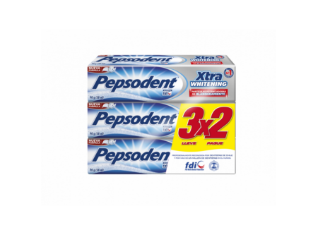  PASTA DENTAL 90 GR PEPSODENT 3X2 WHITENING 