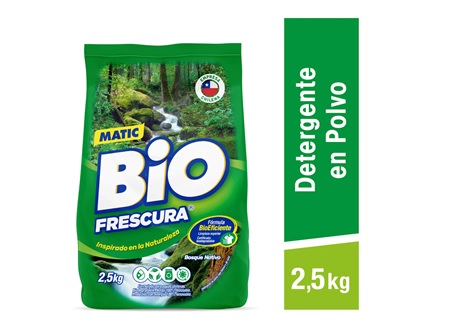  DETERGENTE POLVO 2.5 KG BIO BOSQUE NATIVO 