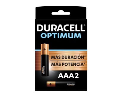  PILA ALCALINA AAA X 2 UN. DURACELL OPTIMUM 