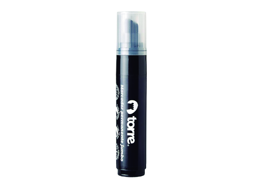  MARCADOR PERMAN. NEGRO JUMBO 10MM TORRE 