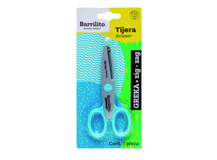 TIJERA GREKA ZIG ZAG P/ROMA BARRILITO