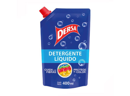  DETERGENTE LIQ. 400 ML DERSA DOYPACK 