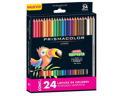  LAPIZ COLOR 24UN. JUNIOR PRISMACOLOR 