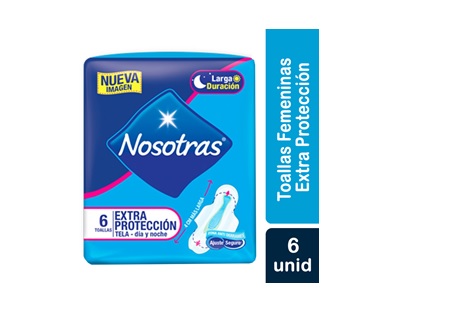  TOALLA HIG. NOSOTRAS EXTRAPROTEC DIA Y NOCHE X6 UN 