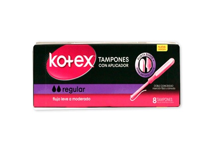  TOALLA HIG. KOTEX TAMPON APLIC MINI X 8 UN 