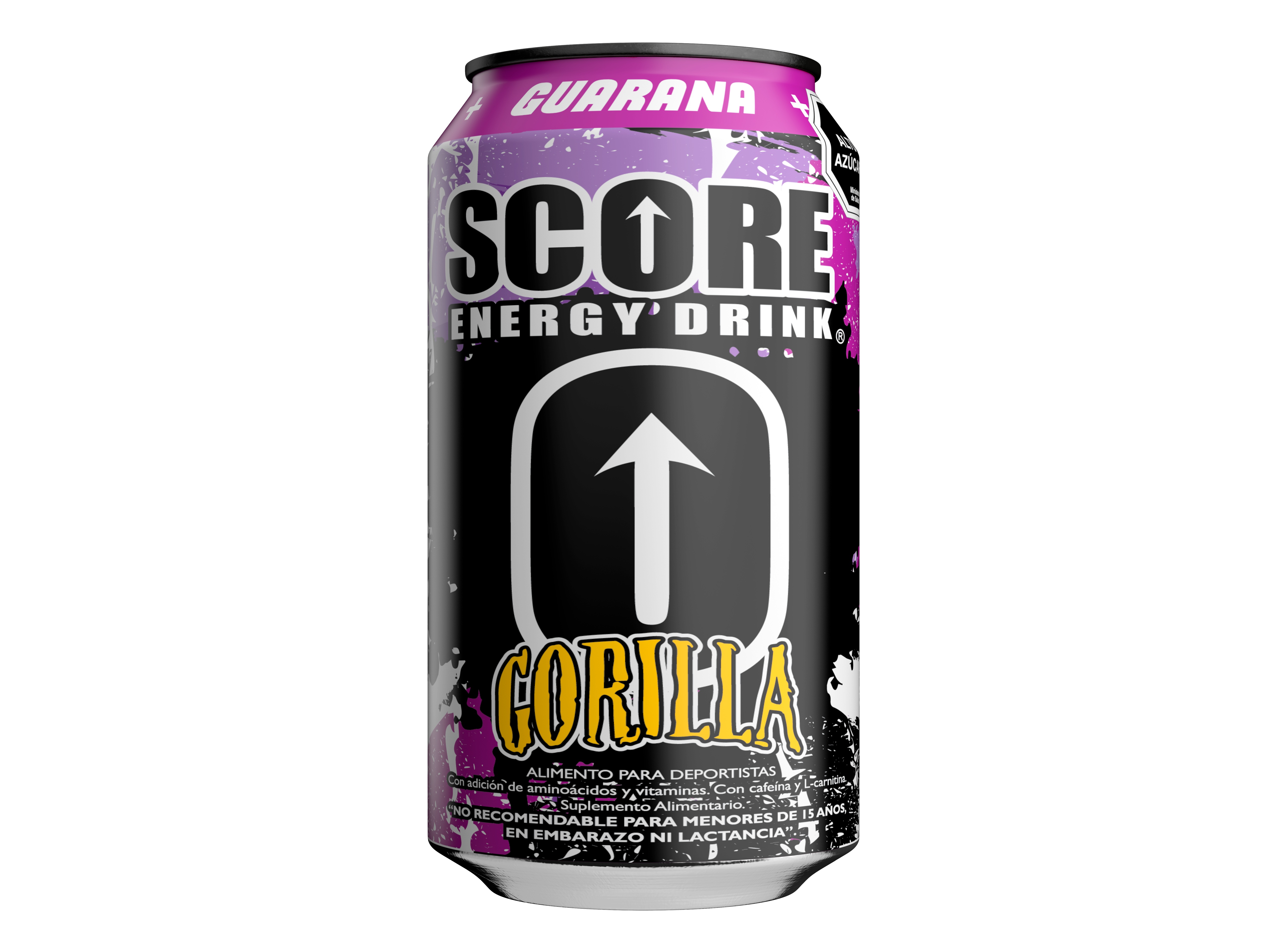  BEBIDA ENERGETICA 473 ML SCORE GORILLA DP X 24 UN 