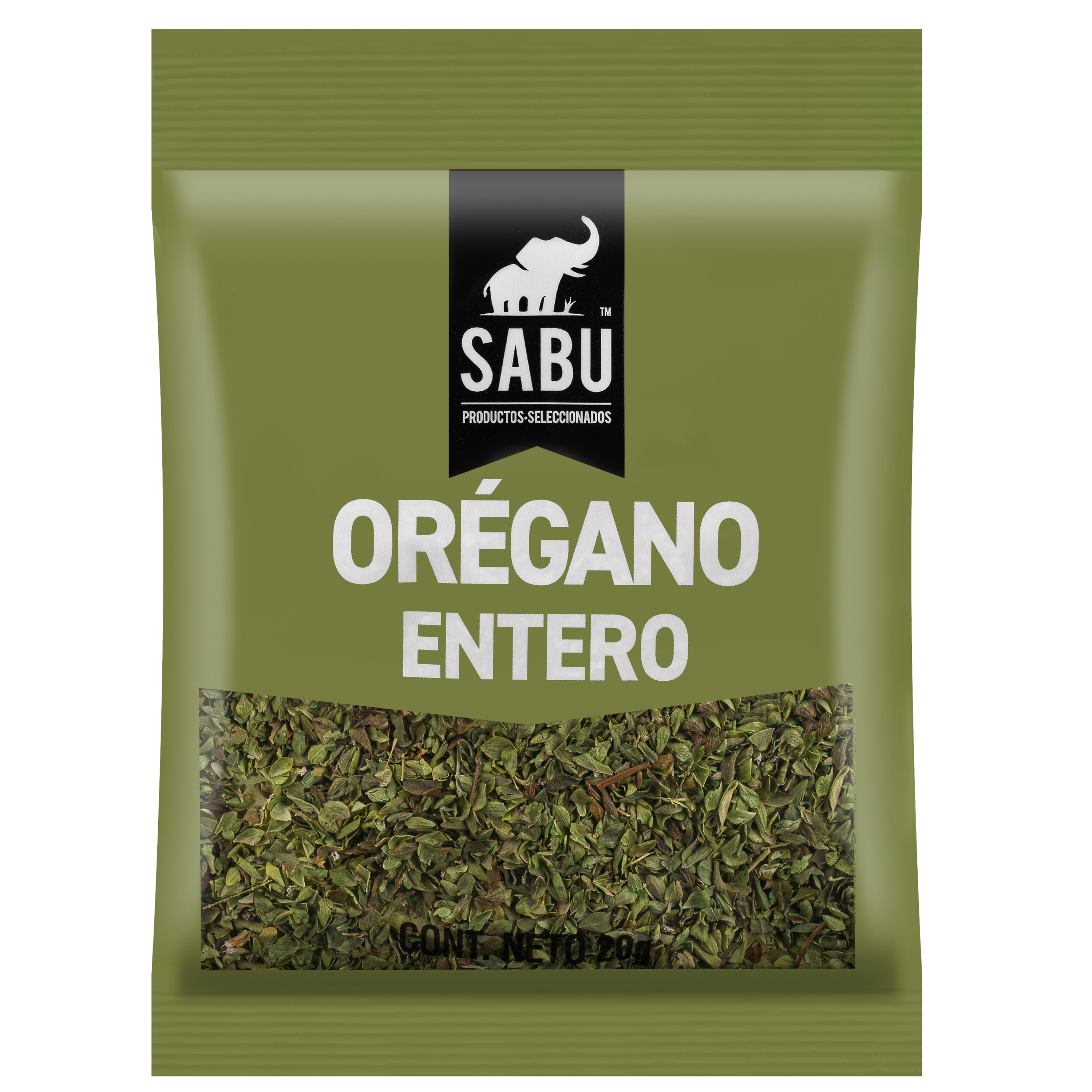  CONDIMENTO OREGANO ENTERO 10 UN X 20 GR SABU 