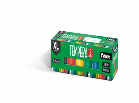  TEMPERA   6 COLORES TORRE 22 ML 