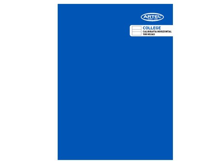  CUADERNO COLLEGE M7 100 HJ ARTEL LISO 