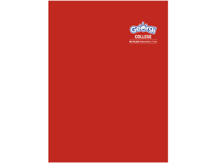  CUADERNO COLLEGE M7 80 HJ GEORGI LISO 