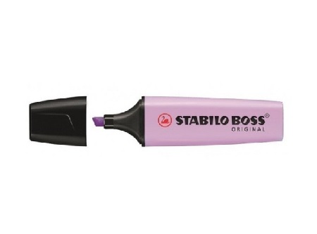  DESTACADOR PASTEL LILA STABILO BOSS 