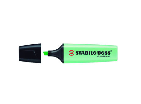  DESTACADOR PASTEL MENTA STABILO BOSS 