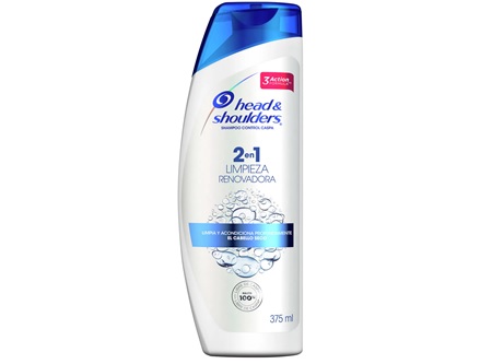  SHAMPOO 375 ML H&S LIMPIEZA RENOVADORA 