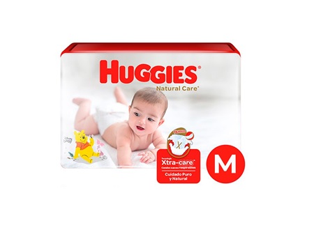  PANAL HUGGIES NATURAL CARE X 22 UN M 