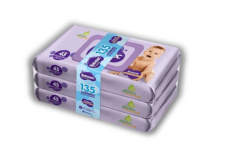  TOALLA HUMEDA X 45 HJ PACK X3 UN BABYSEC PREMIUM 