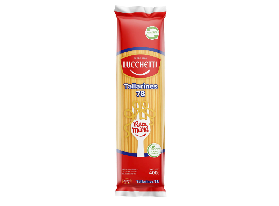 PASTA FIDEO 400 GR TALLARIN 78 LUCCHETTI 