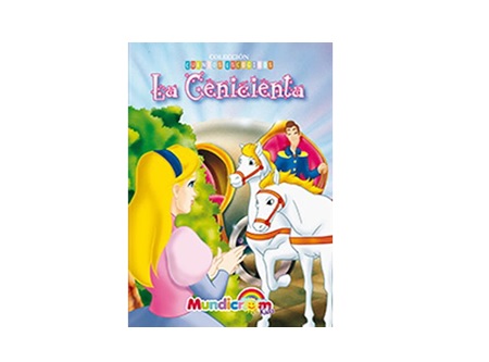  LIBRO LEO Y COLOREO  CENICIENTA MUNDICROM 