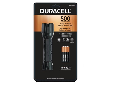  LINTERNA DURACELL POLICARBONATO 500 LUMEN + 3 AAA 