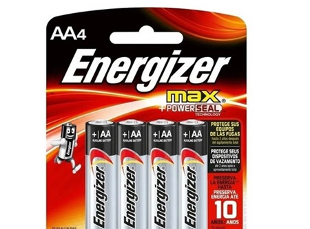  PILA ALCALINA AA X 4 UN. ENERGIZER MAX 