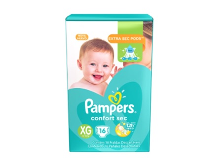  PANAL PAMPERS CONFORT SEC PQ X 16 UN XG 