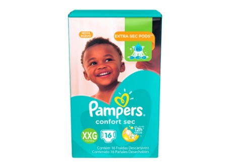  PANAL PAMPERS CONFORT SEC PQ X 16 UN XXG 