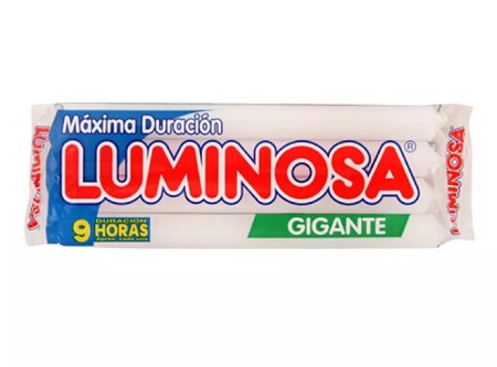  VELA 208 GR PQ X 4 UN LUMINOSA GIGANTE 