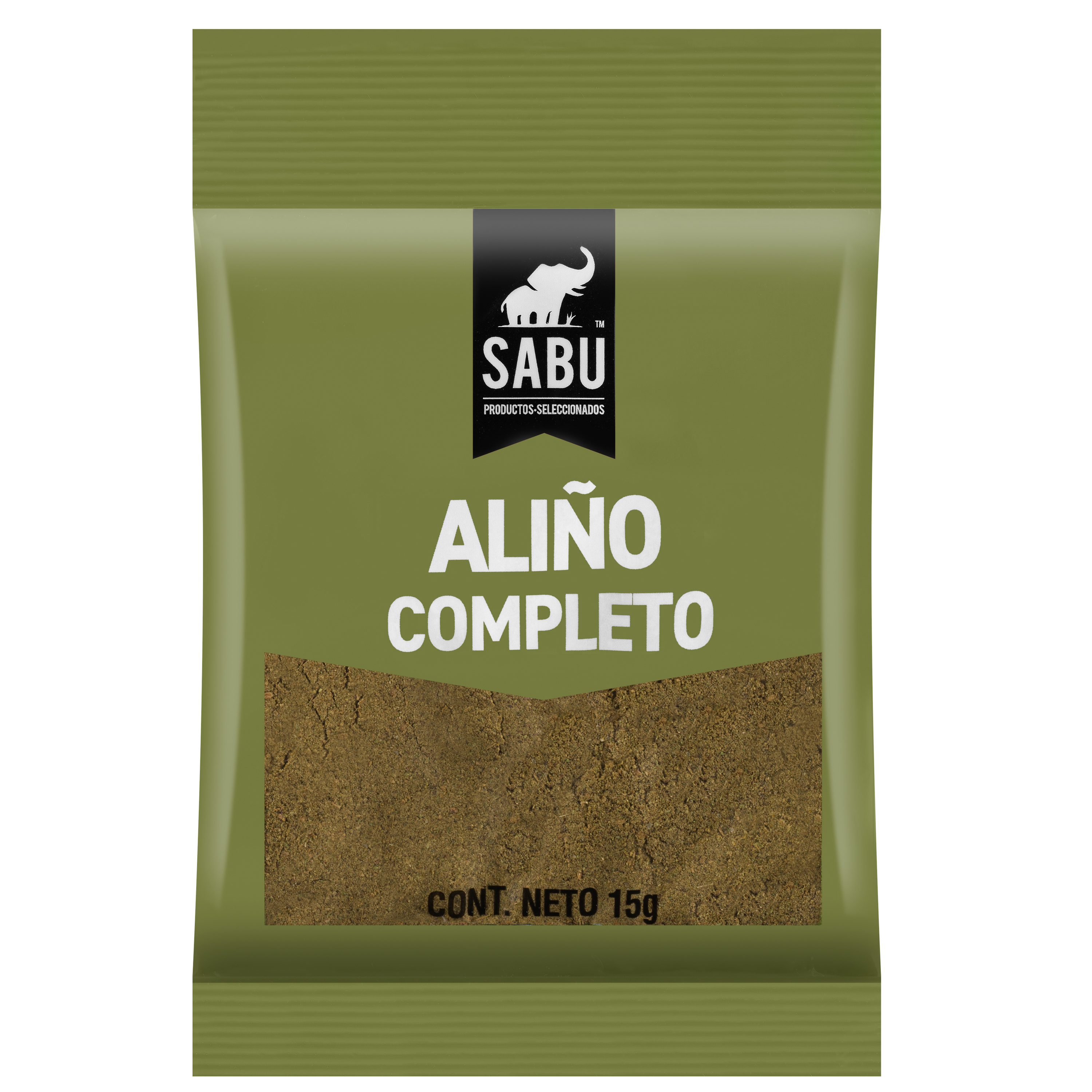  CONDIMENTO ALINO COMPLETO 10 UN X 15 GR SABU 